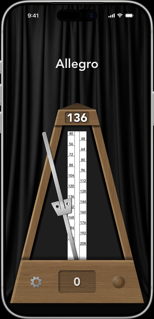 True Metronome on iPhone